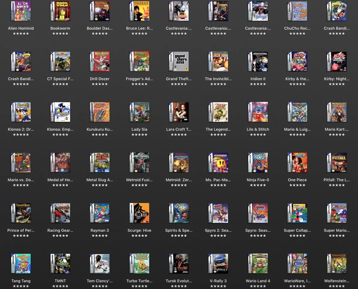 MY ‘HIGH 54’ Gameboy Advance (GBA) GAMES THAT ARE STILL FUN PLAYING NOW (+ 41 MORE GEMS TO MAKE IT AN EVEN 95, EH)