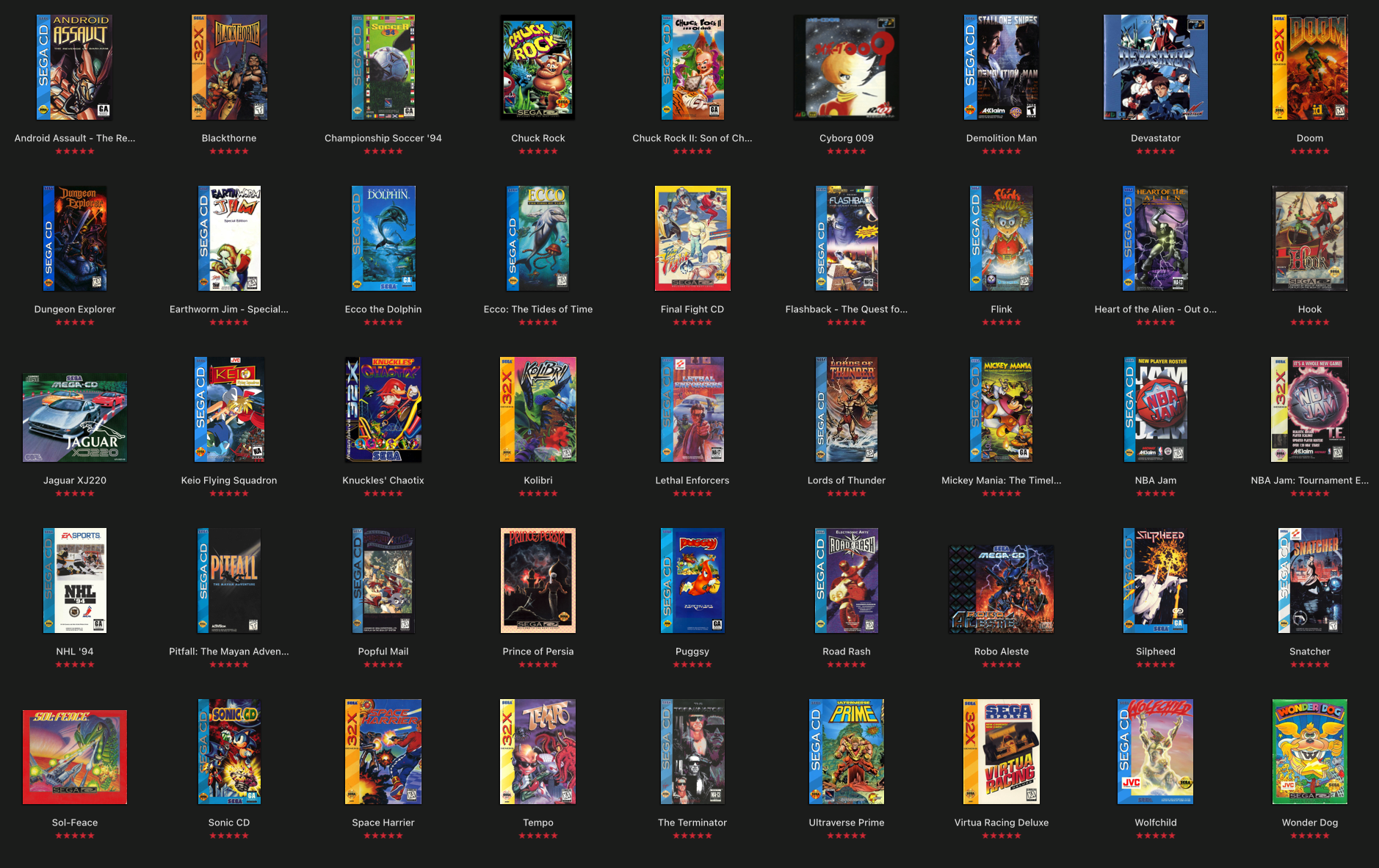 My “HIGH 54” Sega CD + SEGA 32X Games That Are Still Fun Playing NOW