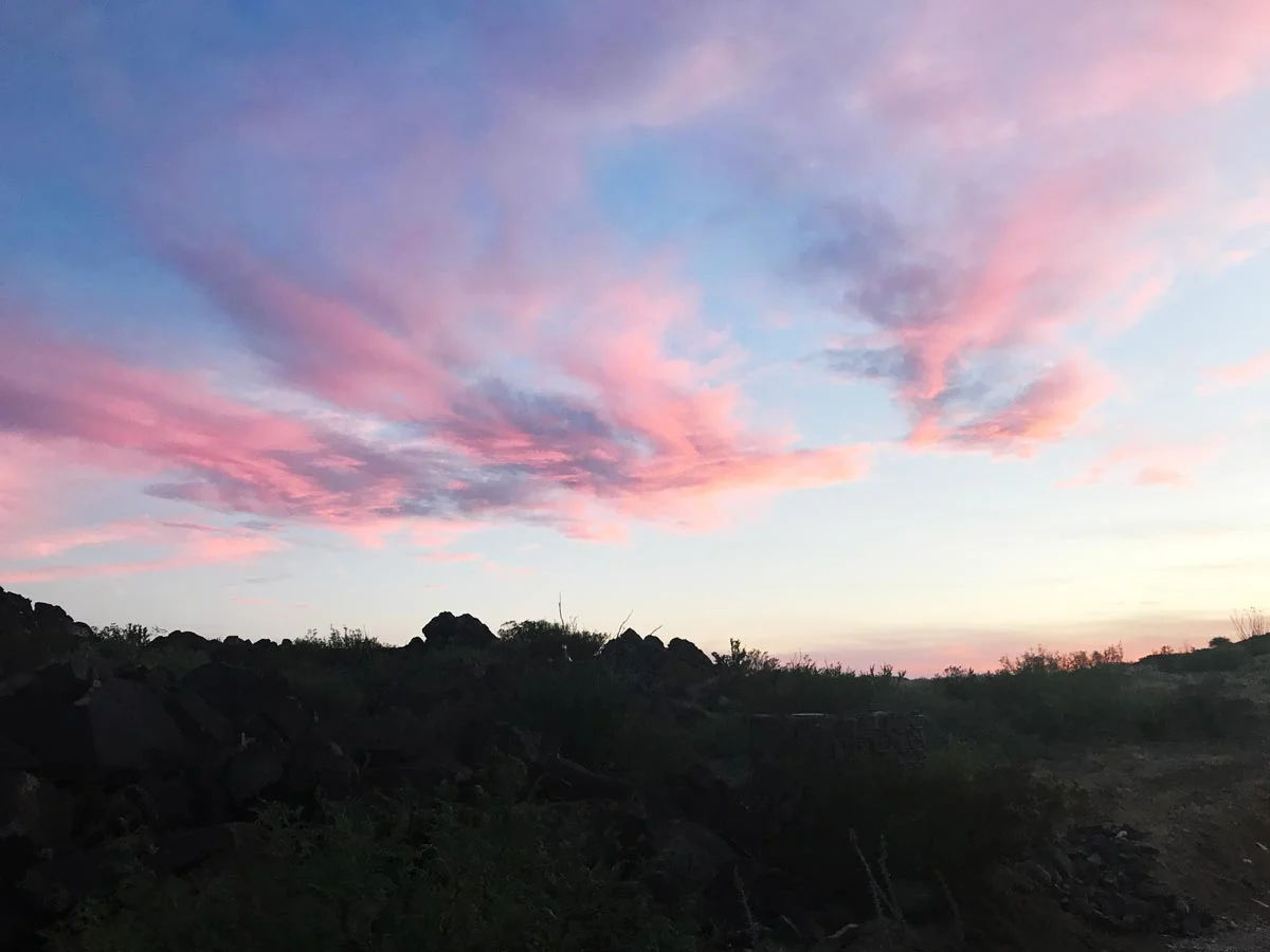 Sunset in Terlingua.