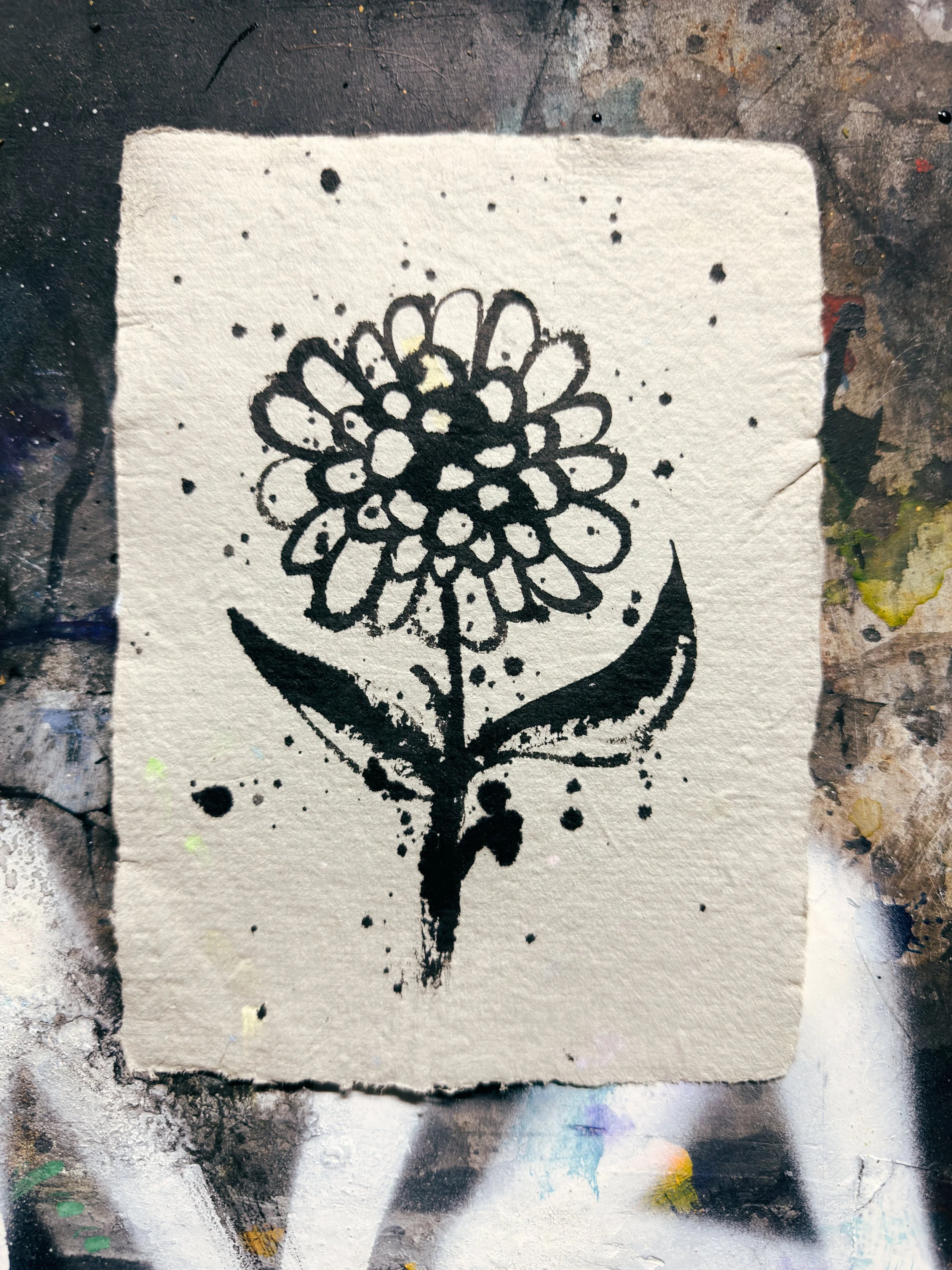 Ink flower 