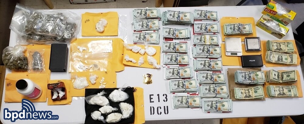 BPD Officers Recover Large Amount of Drugs and Cash During Investigation in Jamaica Plain