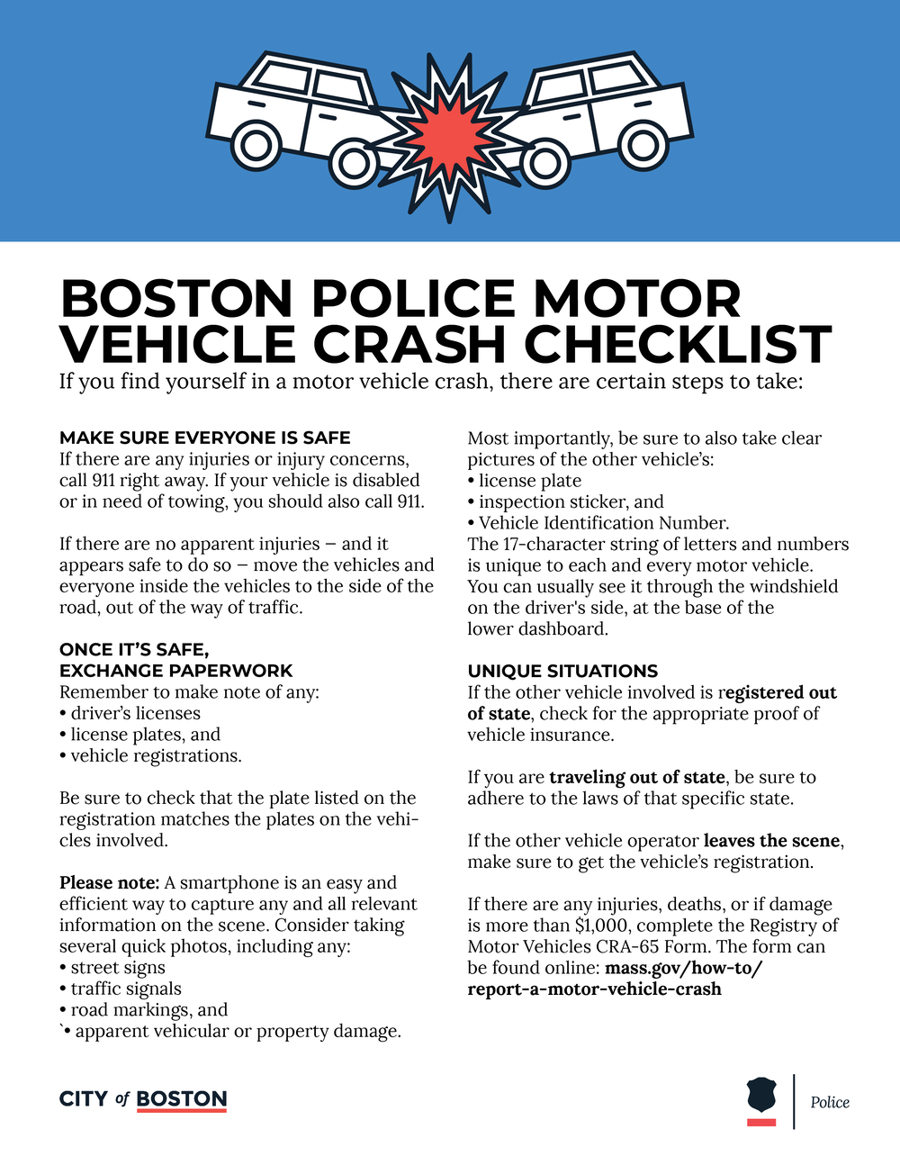 The Boston Police Department Issues 2021 Thanksgiving Week Travel Advisory