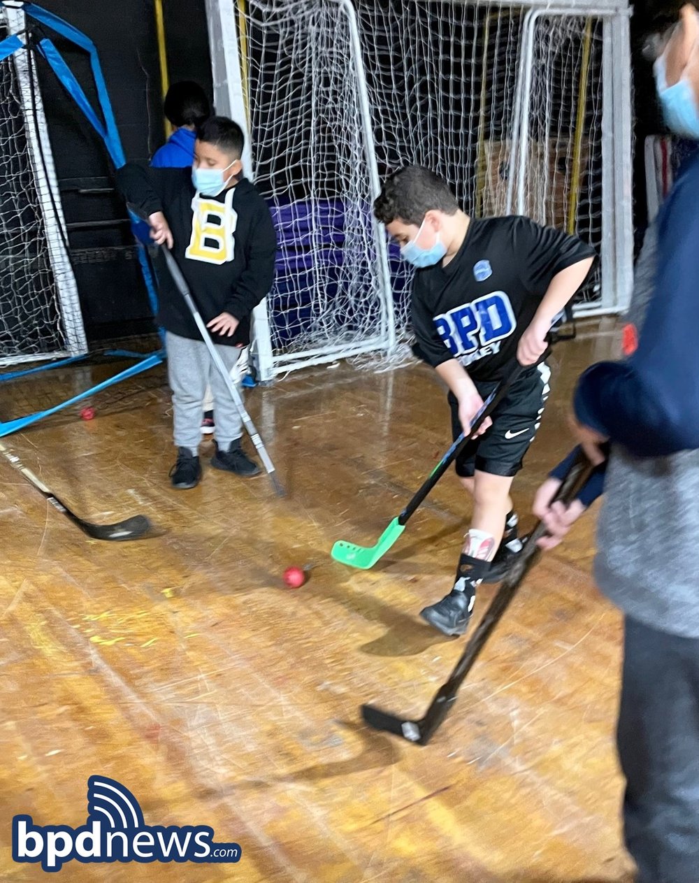 BPD in the Community: Off-Ice Hockey Training Continues in East Boston Thanks to the Salesian Boy & Girls Club