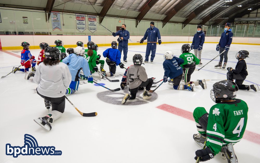 BPD in the Community: District A-7 Community Service Officers Return to Hosting Hockey Clinics in South Boston