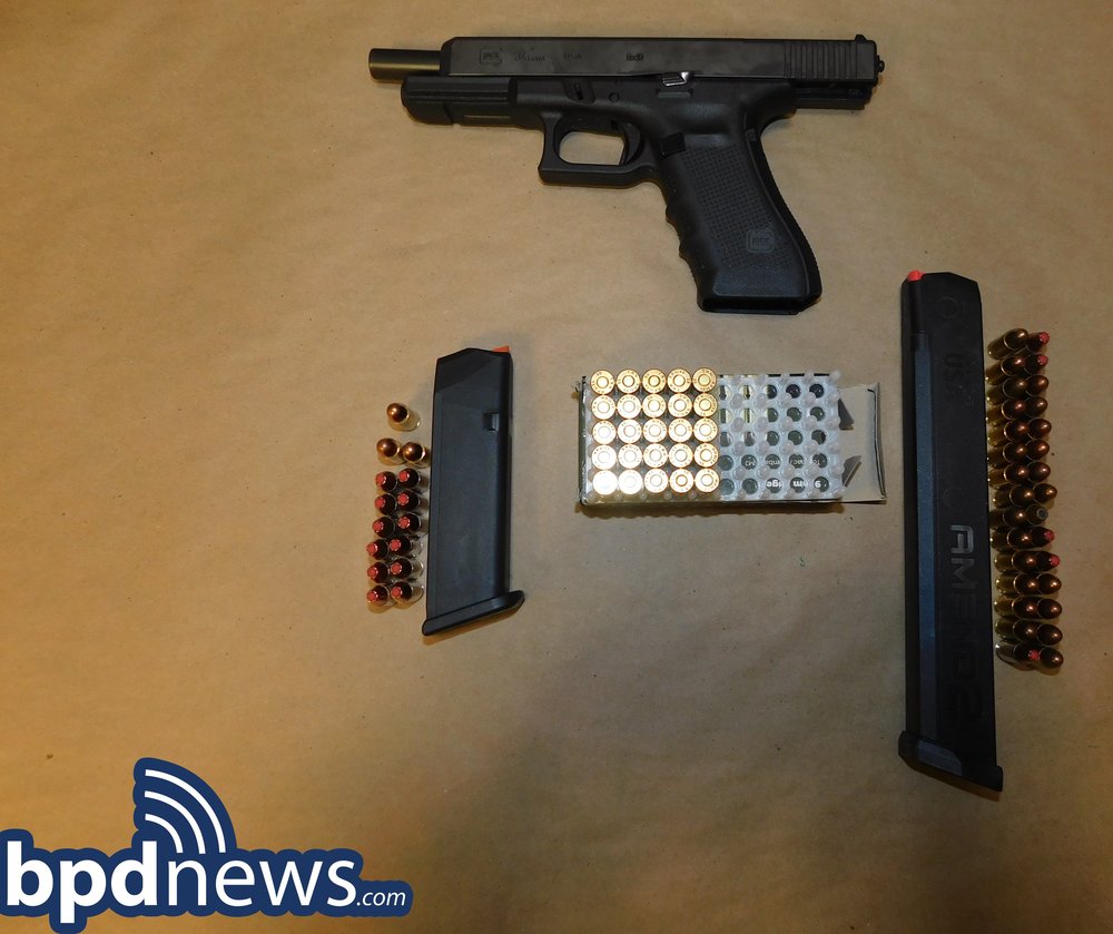 Officer Assigned to First Shift After Graduating From the Boston Police Academy and His Training Officer Recover Loaded Firearm
