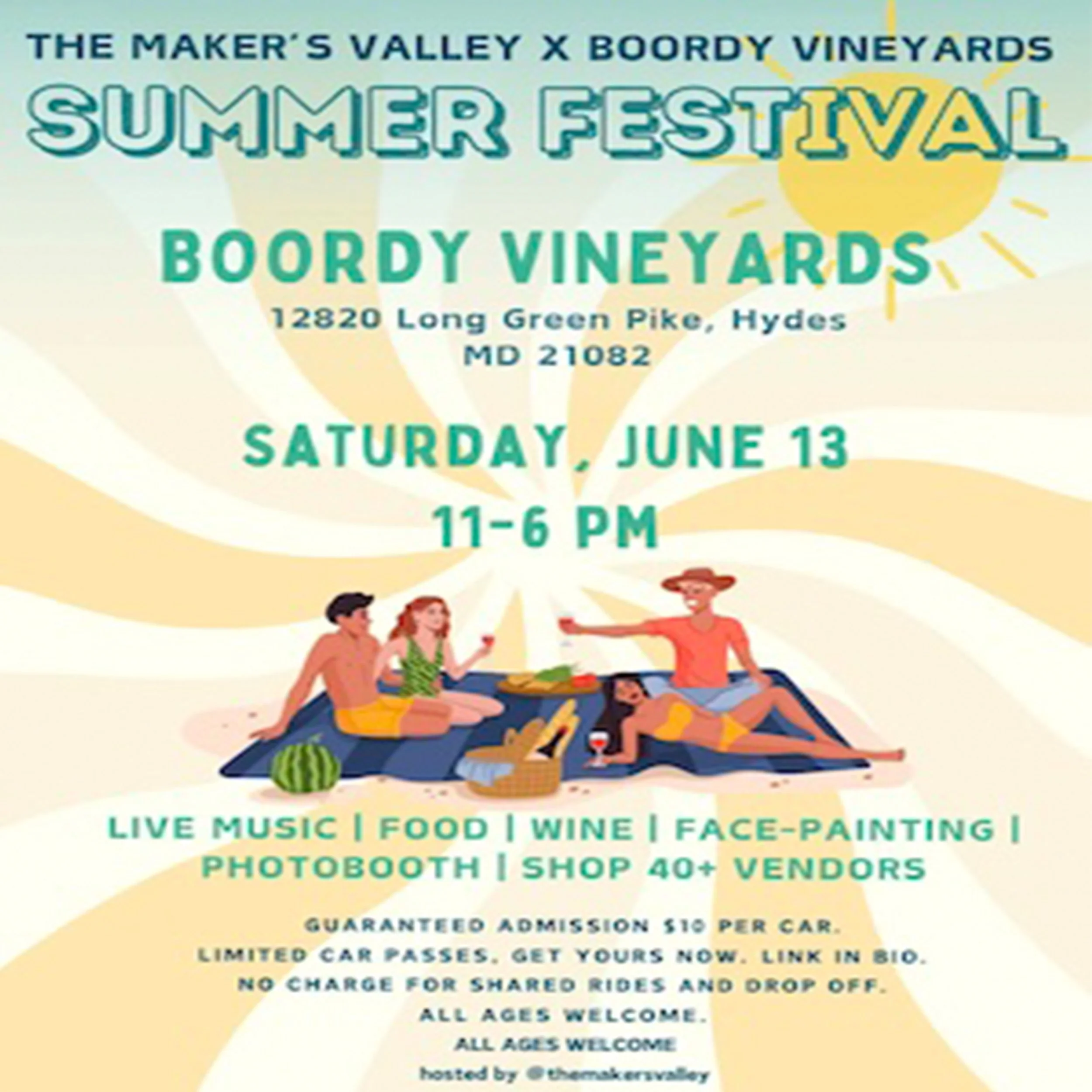 Summer Festival at Boordy