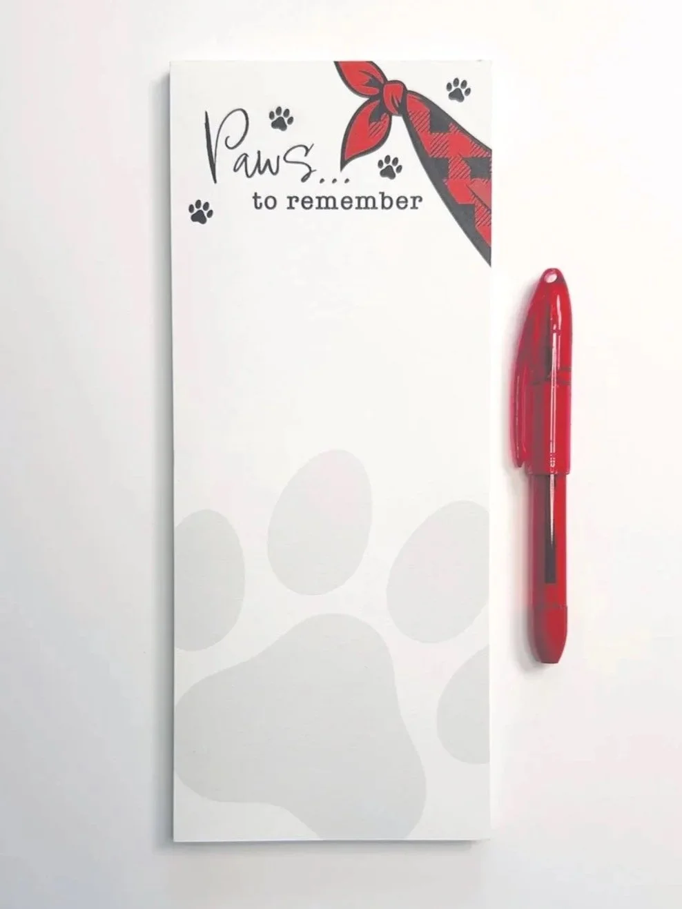 Paws To Remember Notepad