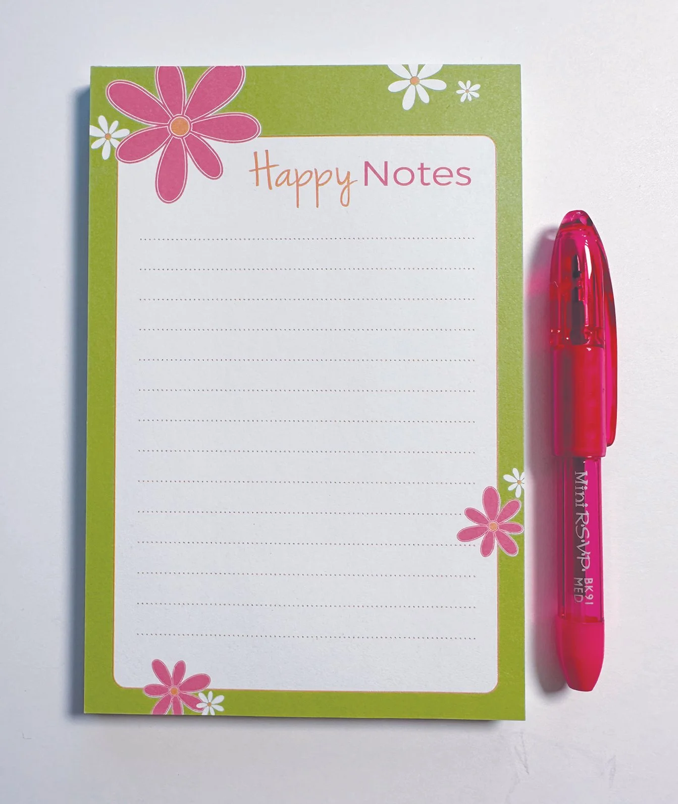 Happy Notes Daisy Notepad
