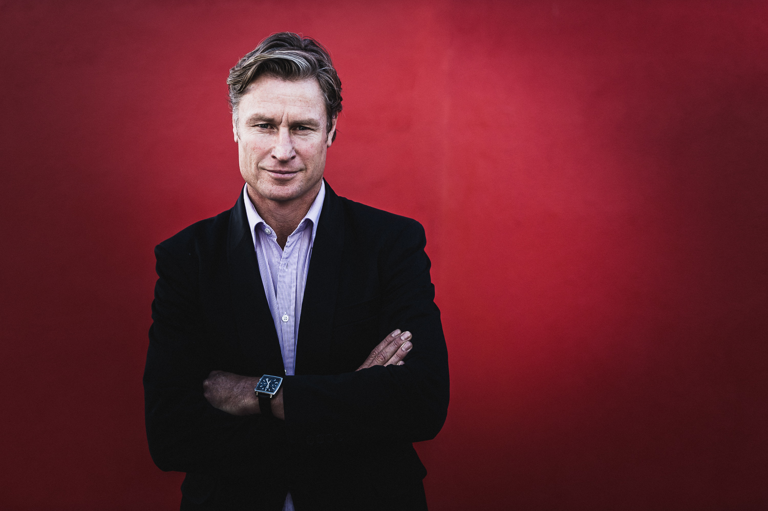 Sam Irvine of Freeview Corporate Portrait Shoot in Auckland, New Zealand on May 9, 2014.