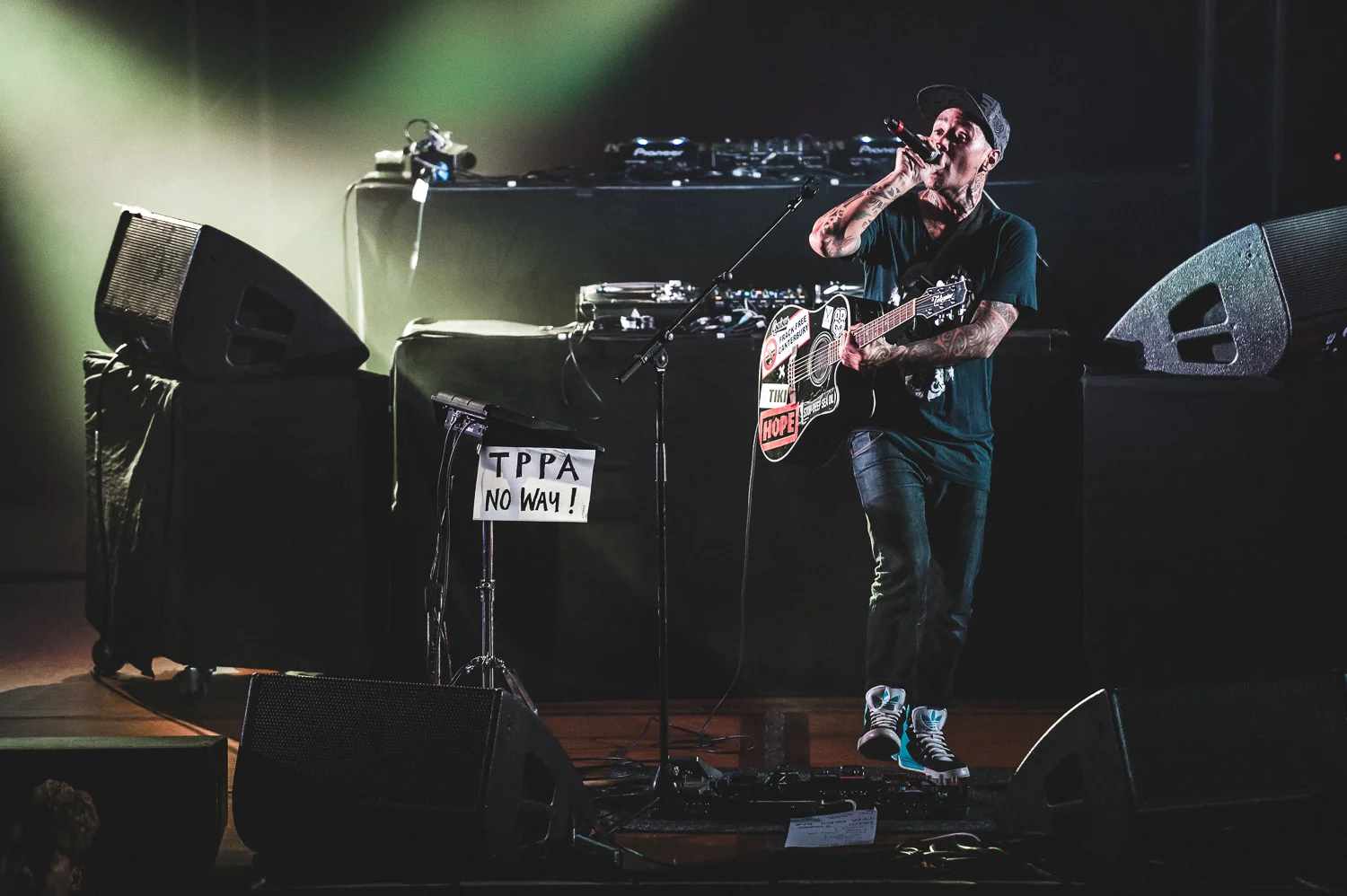 PNC, Tiki Taane, P-Money & Savage performing at the iHeart Radio Free Concert at Logan Campbell Centre, Auckland, New Zealand on August 14, 2015.