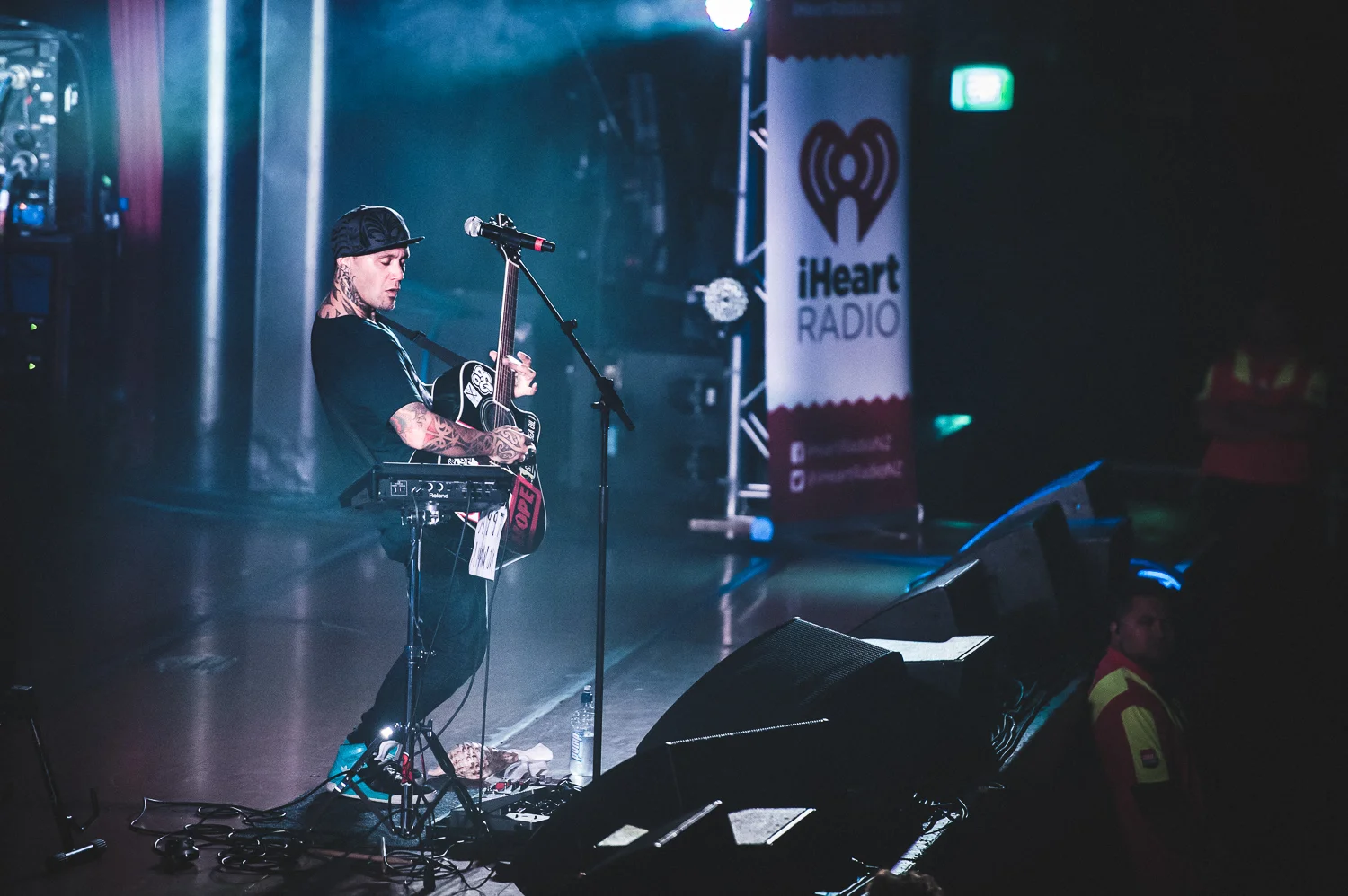 PNC, Tiki Taane, P-Money & Savage performing at the iHeart Radio Free Concert at Logan Campbell Centre, Auckland, New Zealand on August 14, 2015.