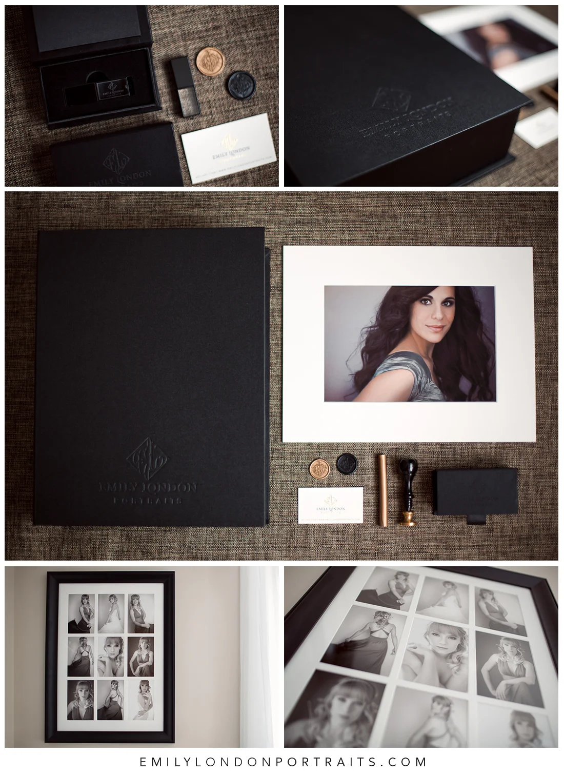 The beautiful products from a modern glamour photoshoot with Emily London Portraits in Salt Lake City.