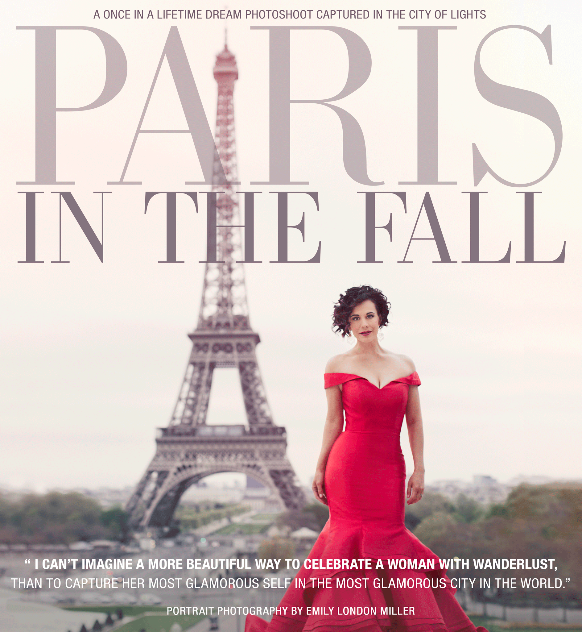 Dream photoshoots in Paris in the Fall in September 2017