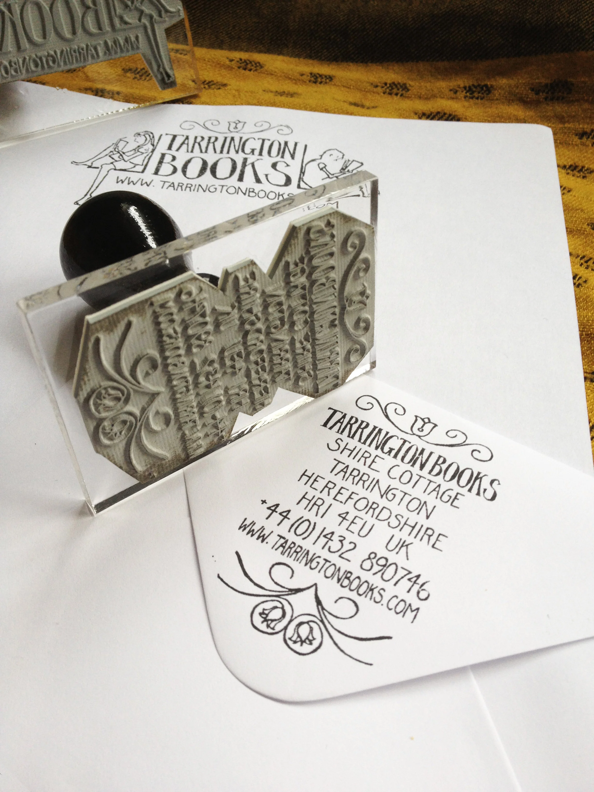 Tarrington Books Address Stamp