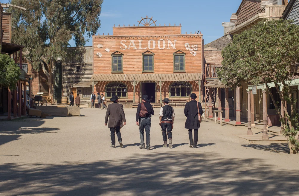 After a day in the saddle, there can only be one place to head.
