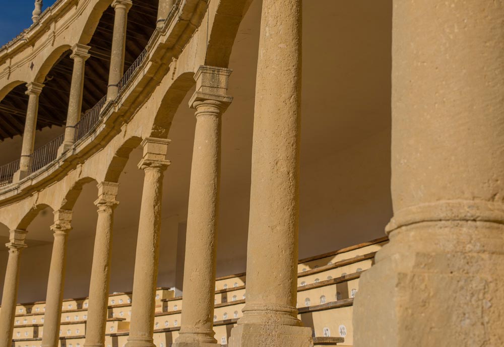 The Plaza de Torres in Ronda.