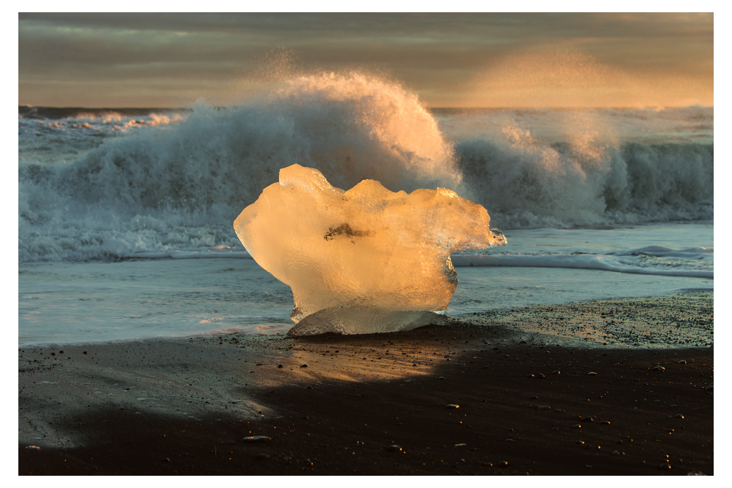 Ice On Beach - Iceland 2014