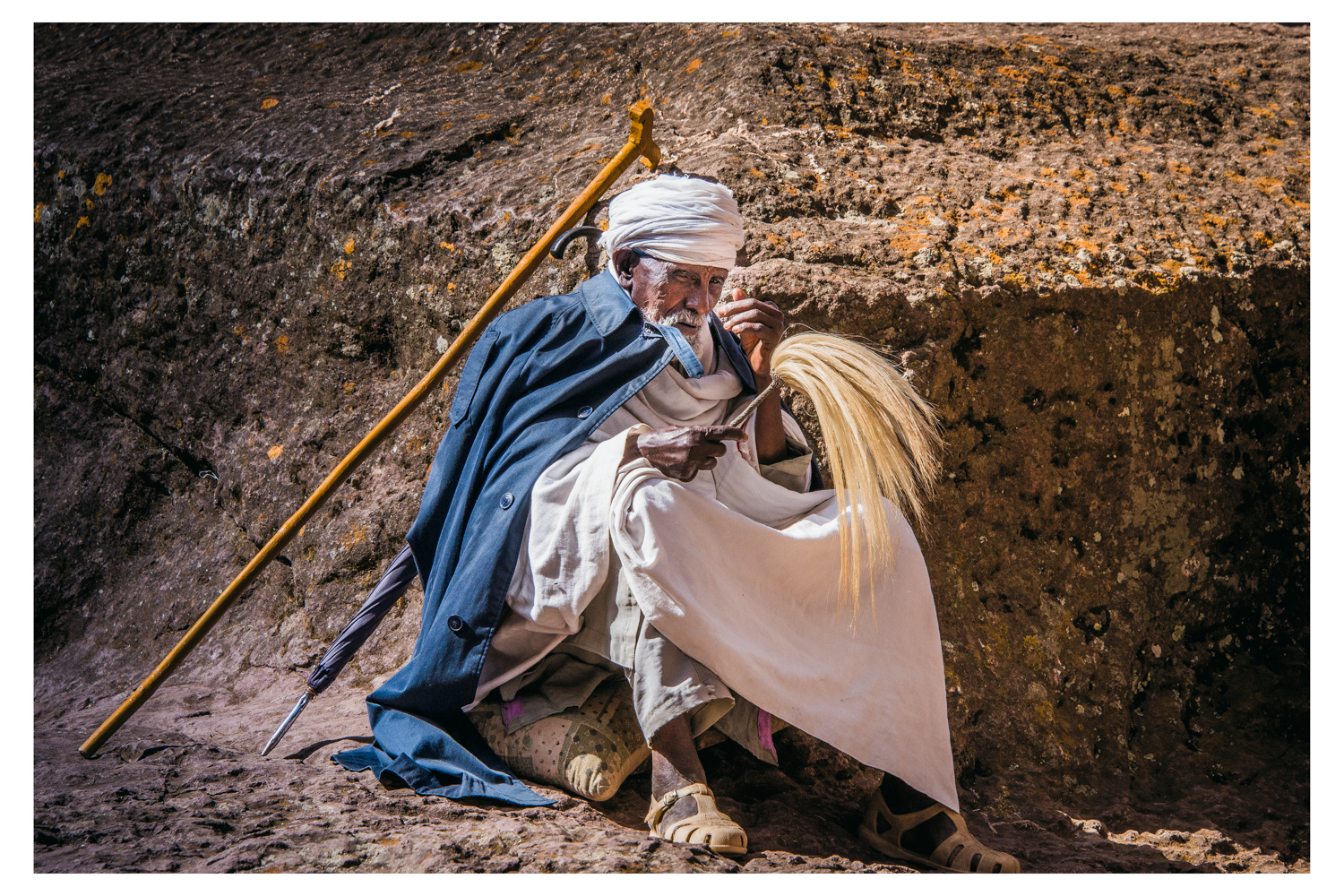 Man Contemplating - Ethiopia 2013
