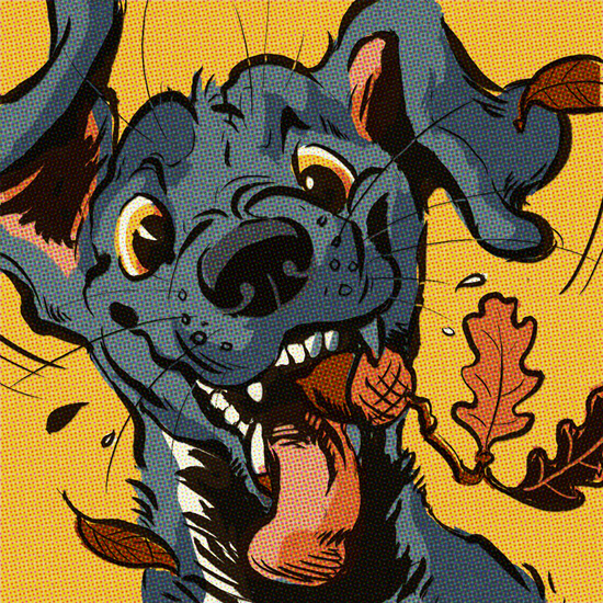 Example of: inky icon, single