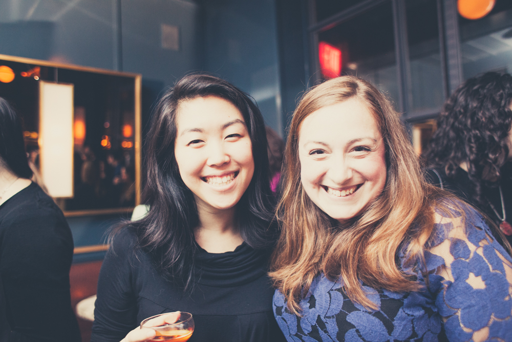Smiling faces! Katherine Cho and Shana Sperling Events .