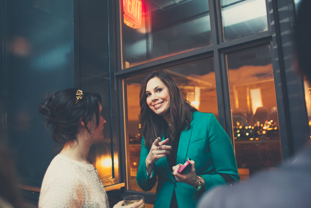 Brandi of Alexis June Creative spotting the "paparazzi"! 
