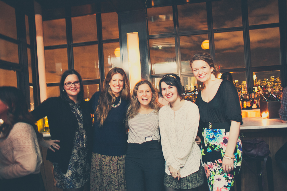 Right to left: Rebecca of Schone Design , me, Tory Williams , Jessa of Blades Natural Beauty , Sara of Sara Wight Photo .