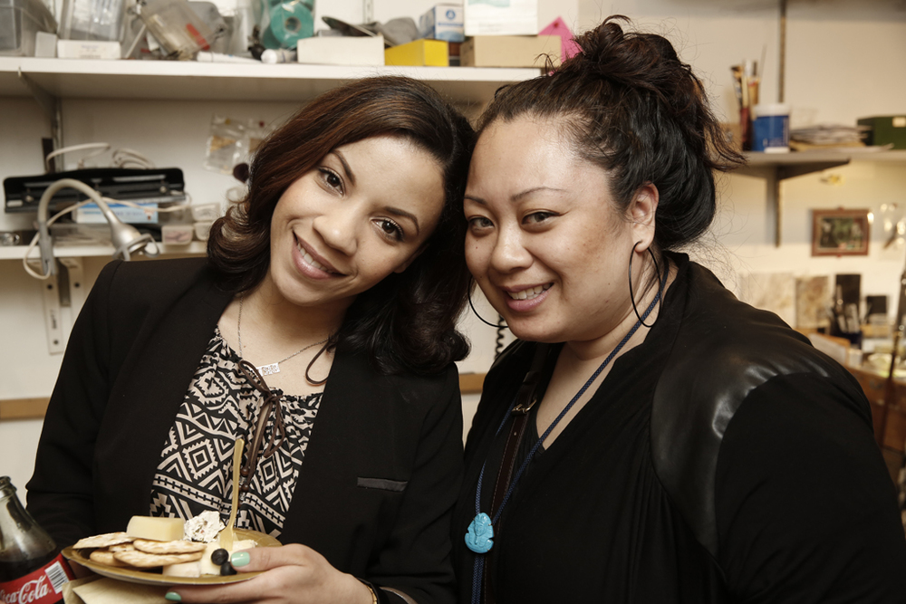 Sabrina of Sabrina Gilbert Makeup and Laura of Symphonic Digital.