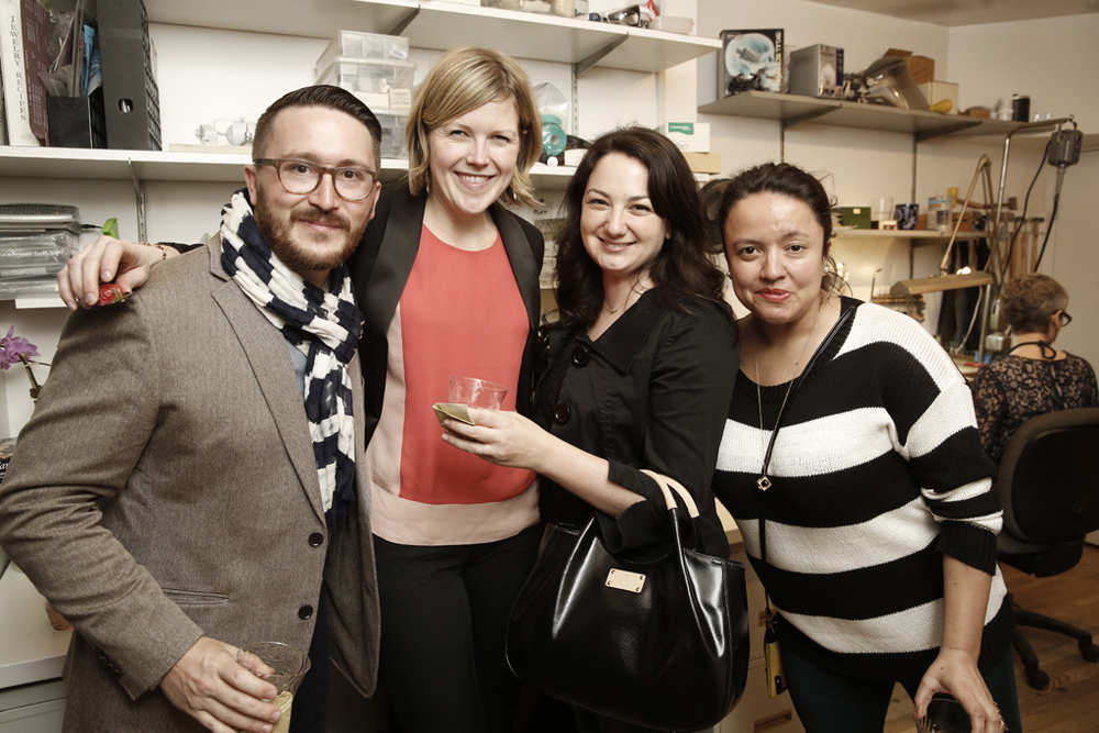 Black, white and orange! ( Jove Meyer , Leah of Reinstein Ross, Jaine of BrklynView , Amber Gress )