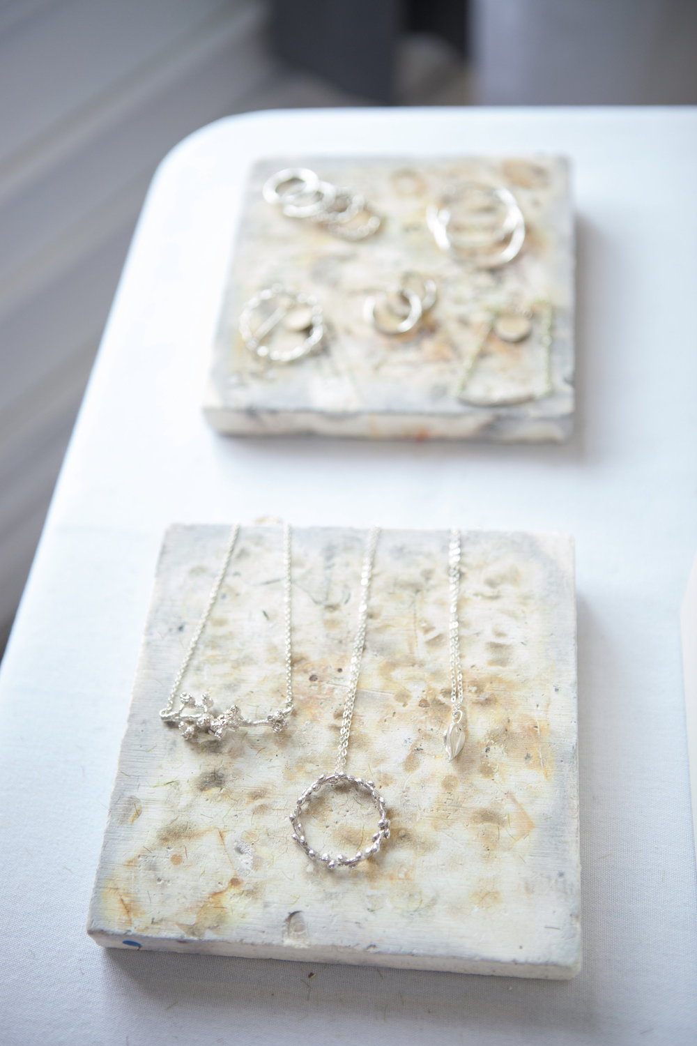 Pretty jewels at Barbara Michelle Jacobs .