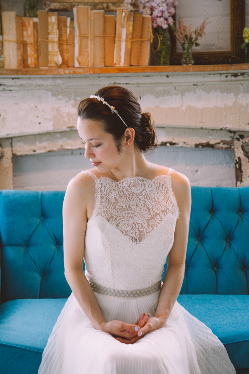 crystal leaf headband rent patina hushed commotion
