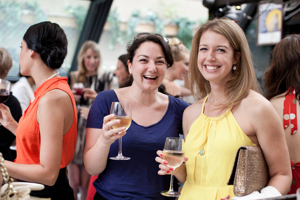 Cheers! Jaine of  Brklyn View Photography  and Laura of  Lyndsey Hamilton Events .