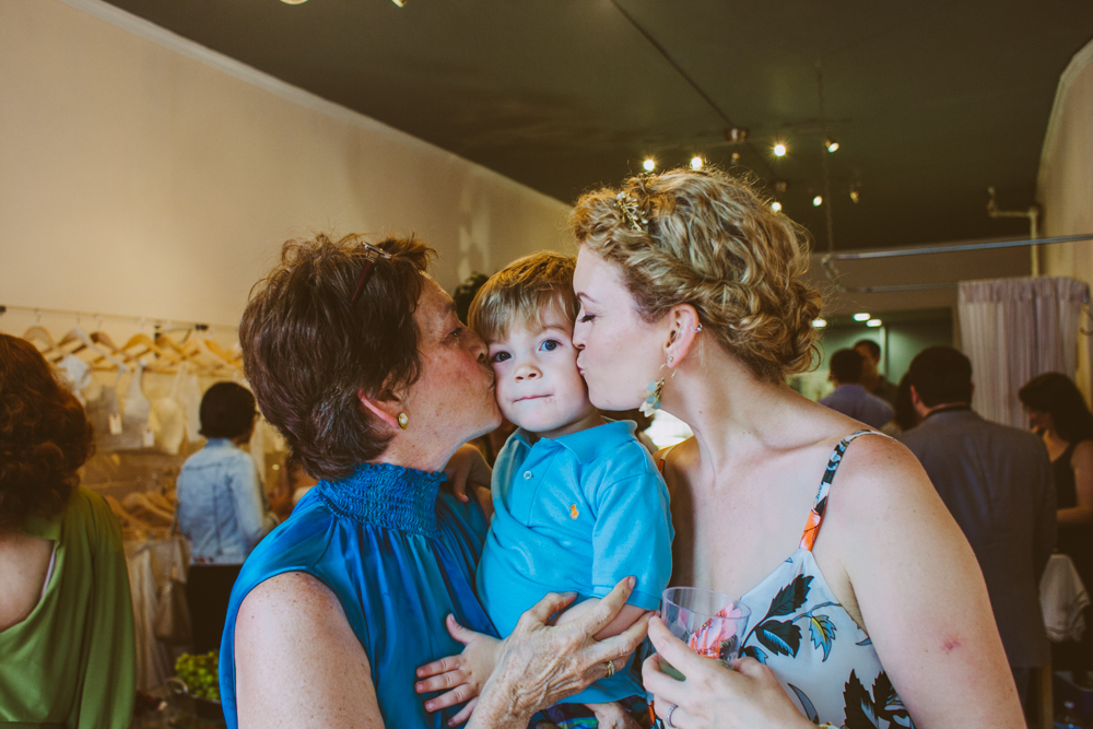 This picture makes me so happy: grandmother (Rebecca's mom), grandson (Rebecca's son), and mother (Rebecca).