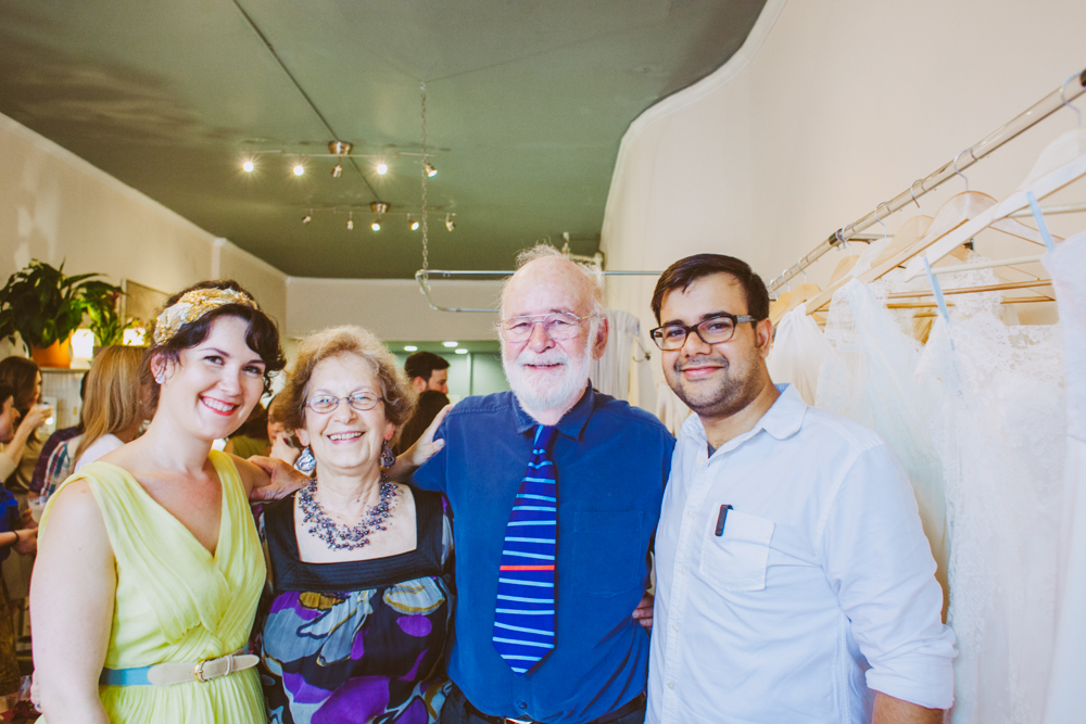 Group picture! With my mom, dad, and boyfriend.