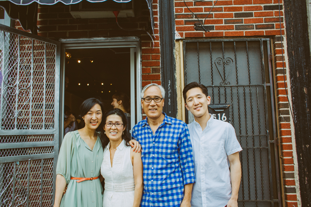 So glad Patricia could make it to the opening (my co-planner for Entwined as well as the owner of  Fourteen Forty ). So fortuitous that her parents were in town too!