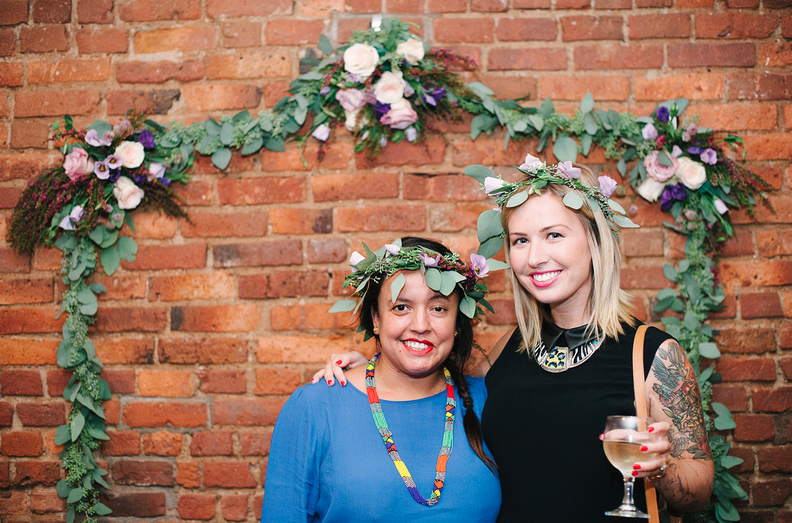 Amber of Amber Gress Photography and Courtney of Love + Brain Films looking lovely!