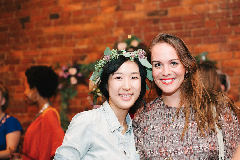 Patricia with Bethany, one of the talented event planners of  Naturally Delicious !