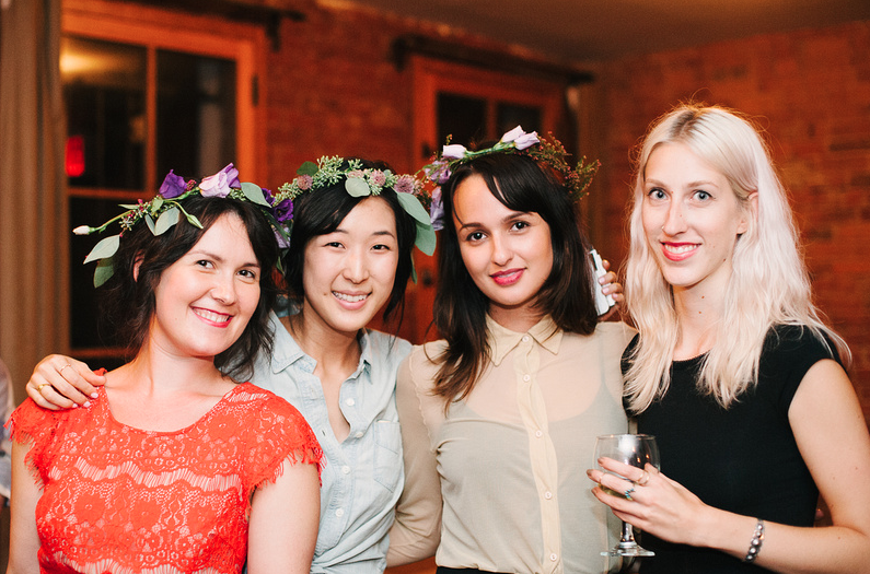 Me and Patricia with the ladies of The Wild Ivy! Thank you for a wonderful night!  