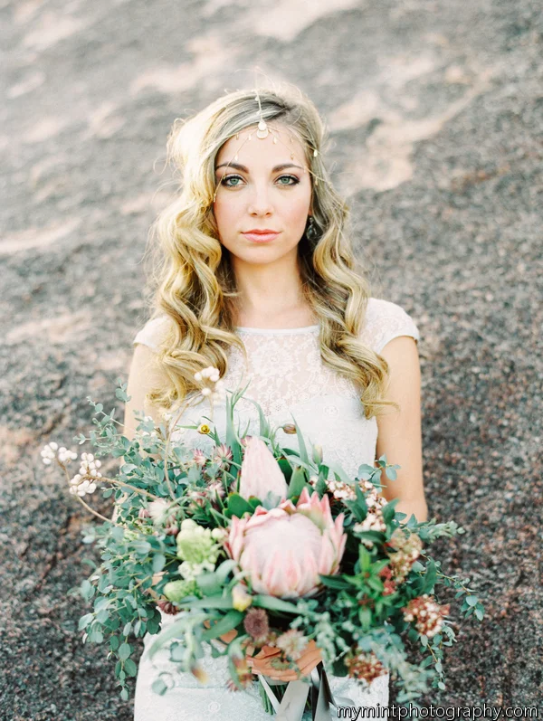 gold chain headpiece by hushed commotion