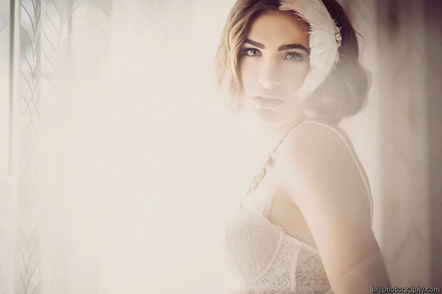 retro boudoir shoot from hushed commotion and BRC Photo