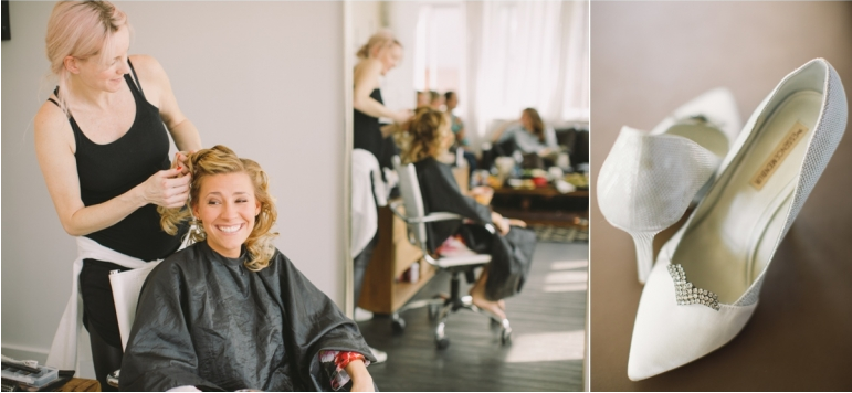 hushed commotion celeste hair comb brooklyn wedding