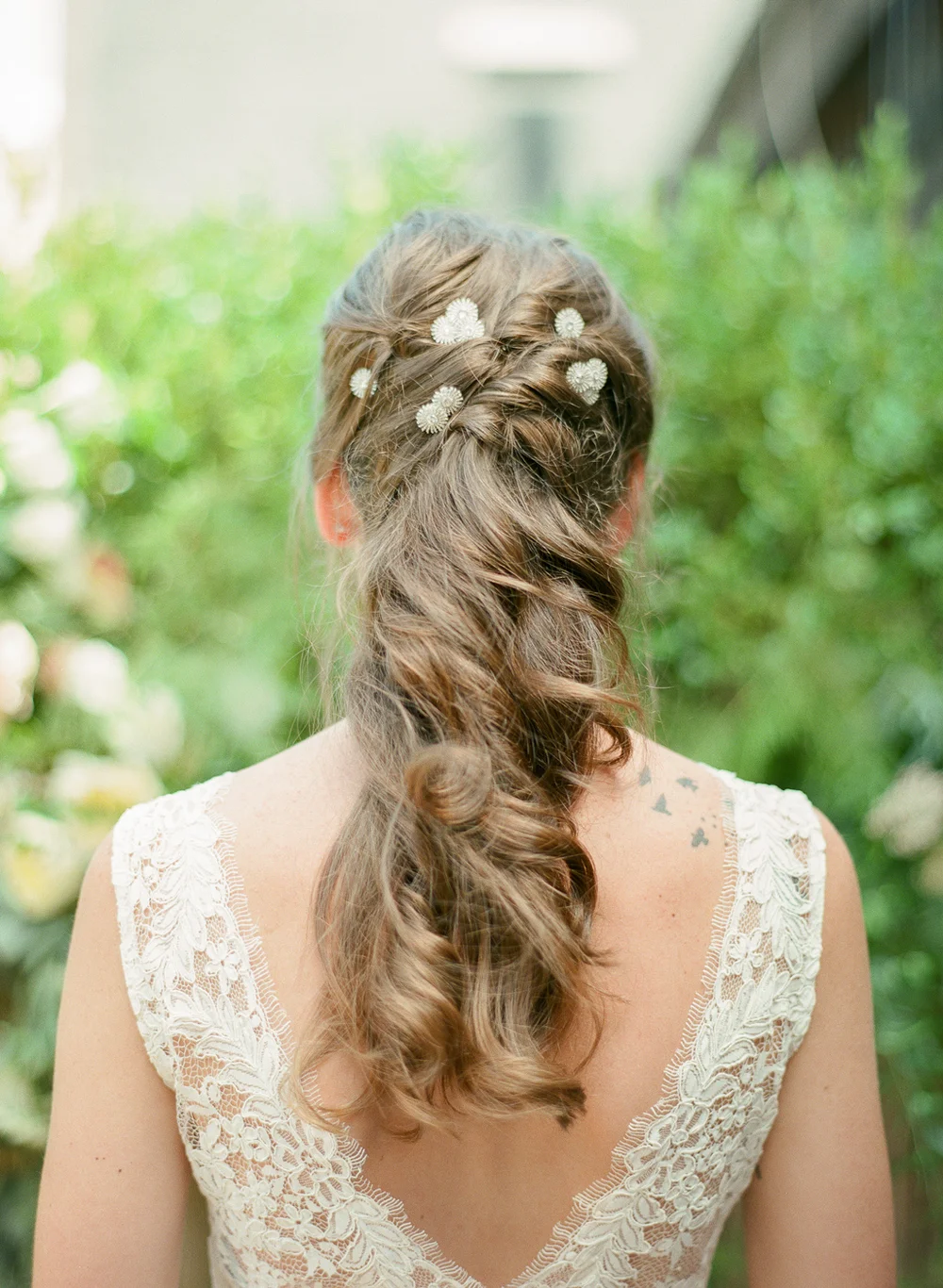 silver starburst detail crystal hair pins by hushed commotion