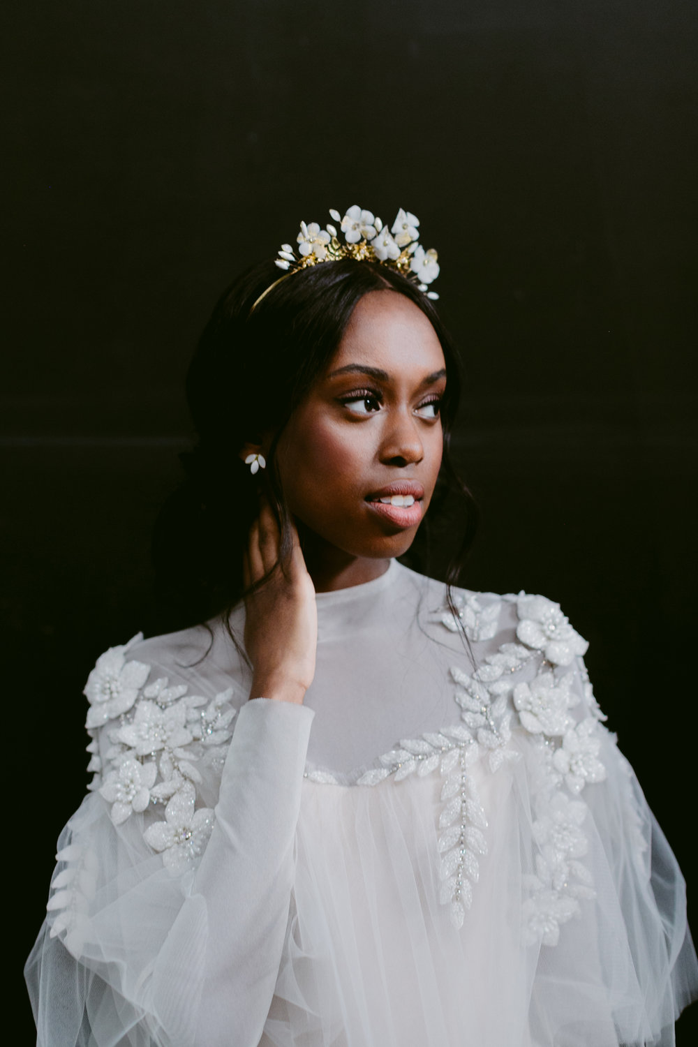 Sarah earrings are a Hushed Commotion staple and the finishing touch a lot of our brides are looking for. Even better Sarah is now offered in an array of colors. Hushed Commotion brides even love gifting Sarah earrings to their brides maids!