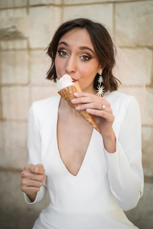 Hushed Commotion Katie in White