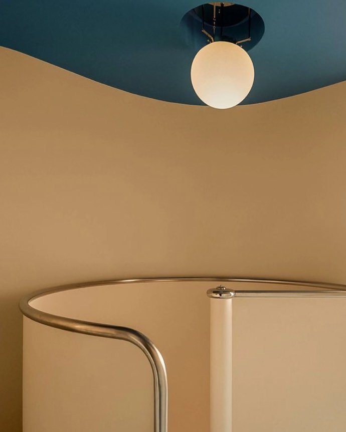 A round up of some of the best stairway inspo I&rsquo;ve seen recently ✨ [all linked in my Pinterest] #interiordesign #hallway #staircases #railing #decor #home #interiorinspiration #curatedbythea #blue #red #green #silver #mcm #modern