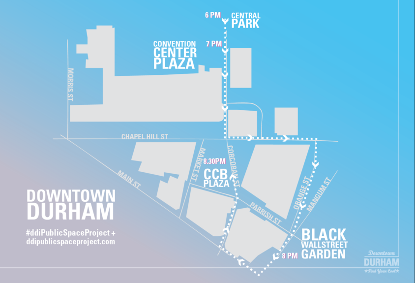Soapbox route through downtown Durham