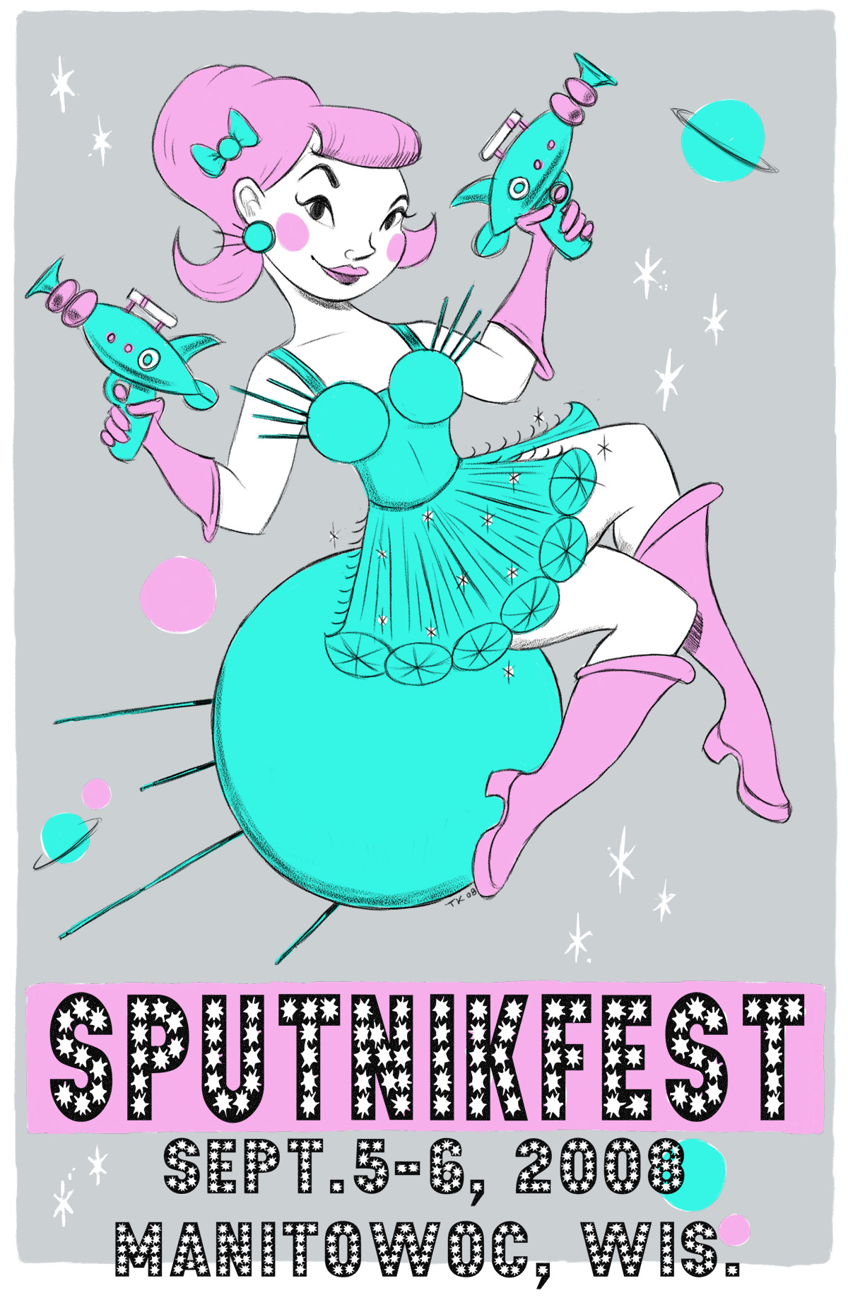 First Sputnikfest Teaser Poster 2008