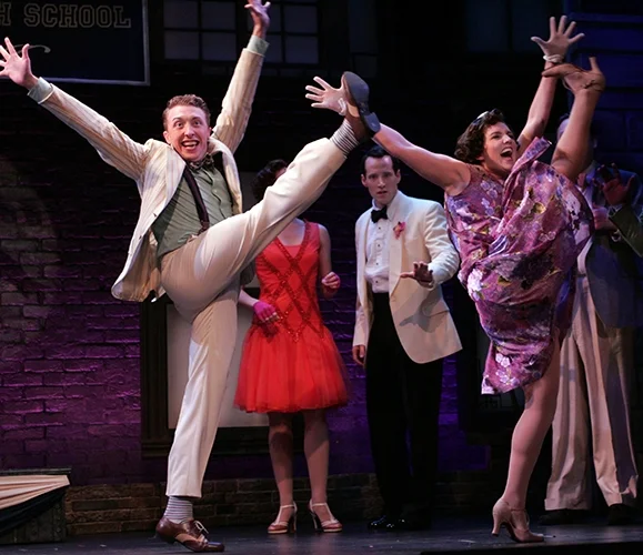 L_John T. Wolfe, Maddy Apple and the cast of Goodspeeds A WONDERFUL LIFE. (c)Diane Sobolewski.jpg