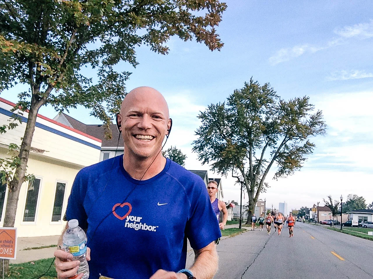 Matt is big supporter of Team NeighborLink and an avid runner. 