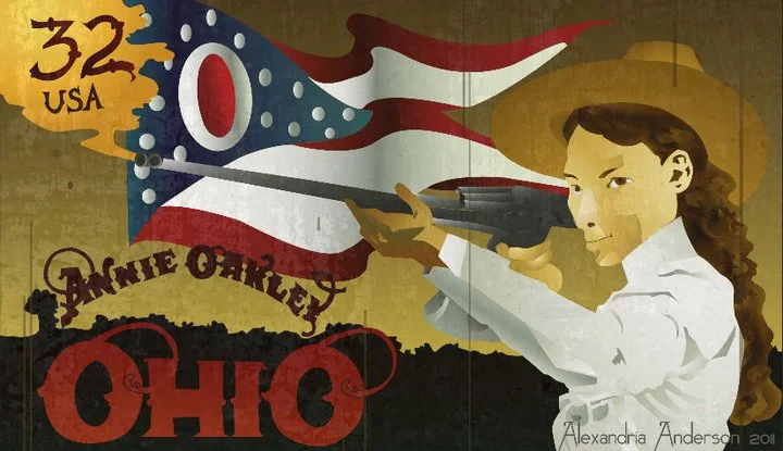 Annie Oakley Stamp