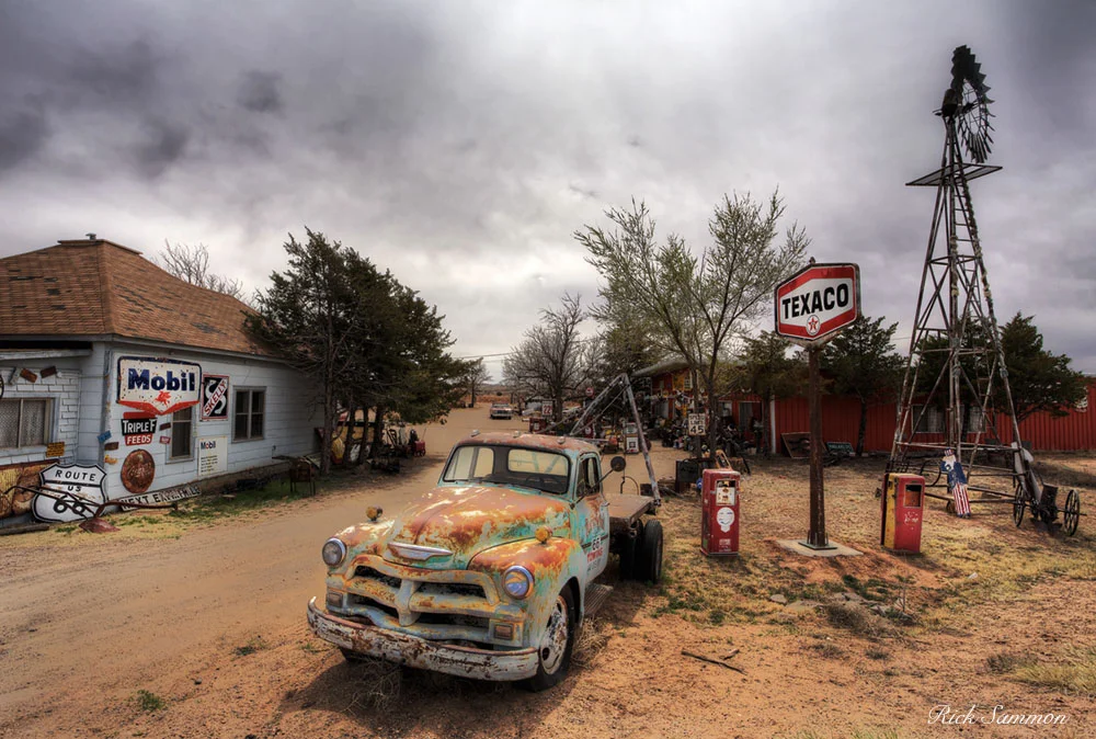 Outside of Tucumcari, New Mexico.